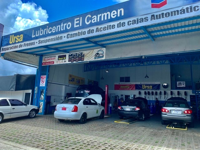 Fachada Lubricentro El Carmen Ciudad Quesada